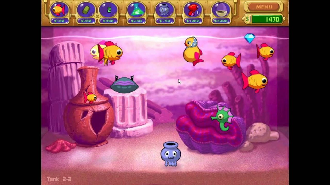 Insaniquarium #3 : Cá vàng phát sáng ? Mực có hình dáng giống cái bình ?