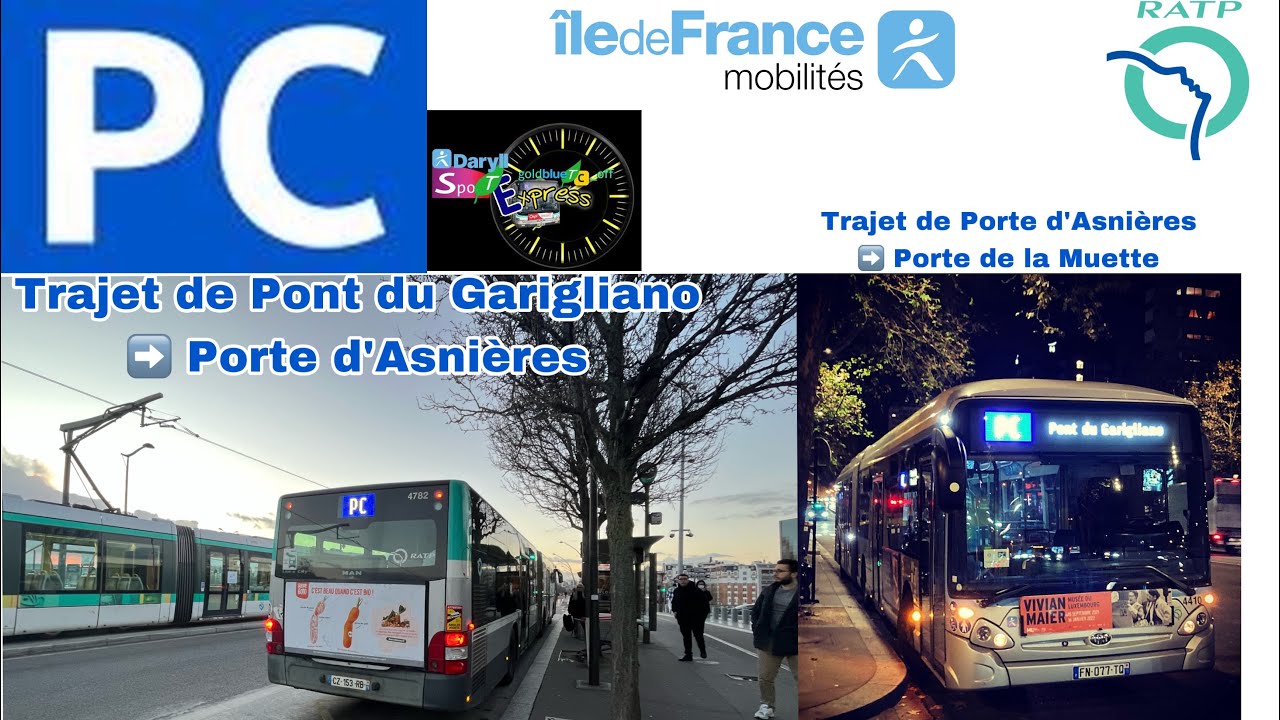 🚍BUS PC (RATP) : Trajet à bord des différentes matériels (Toute la ligne en trajet complet)