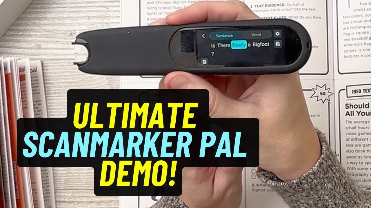 Scanmarker Pal - FULL HOW-TO DEMO! Perfect for Dyslexia, Learning Disabilities, and Travelers!
