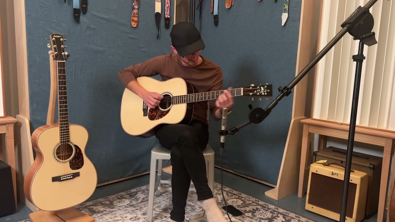 Larriv&eacute;e D-44R with the Alpine Spruce (moonwood) top recorded with the Audio Technica 4081
