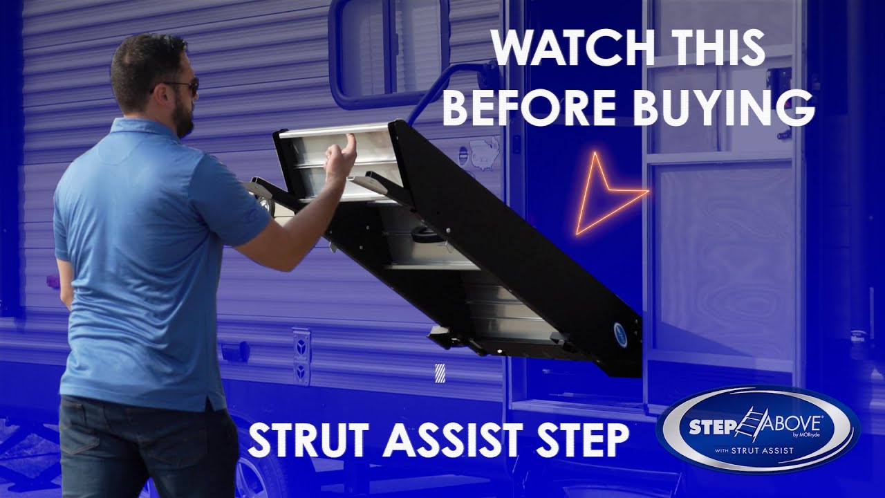 Easily Upgrade and Stabilize Your RV's Steps With A MORryde Strut Assist StepAbove