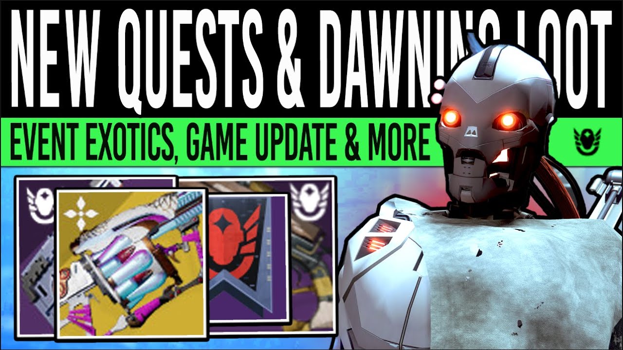 Destiny 2: NEW SERAPH QUESTS & DAWNING BEGINS! New WEAPONS, Eververse, Exotics, Challenges (13 Dec)