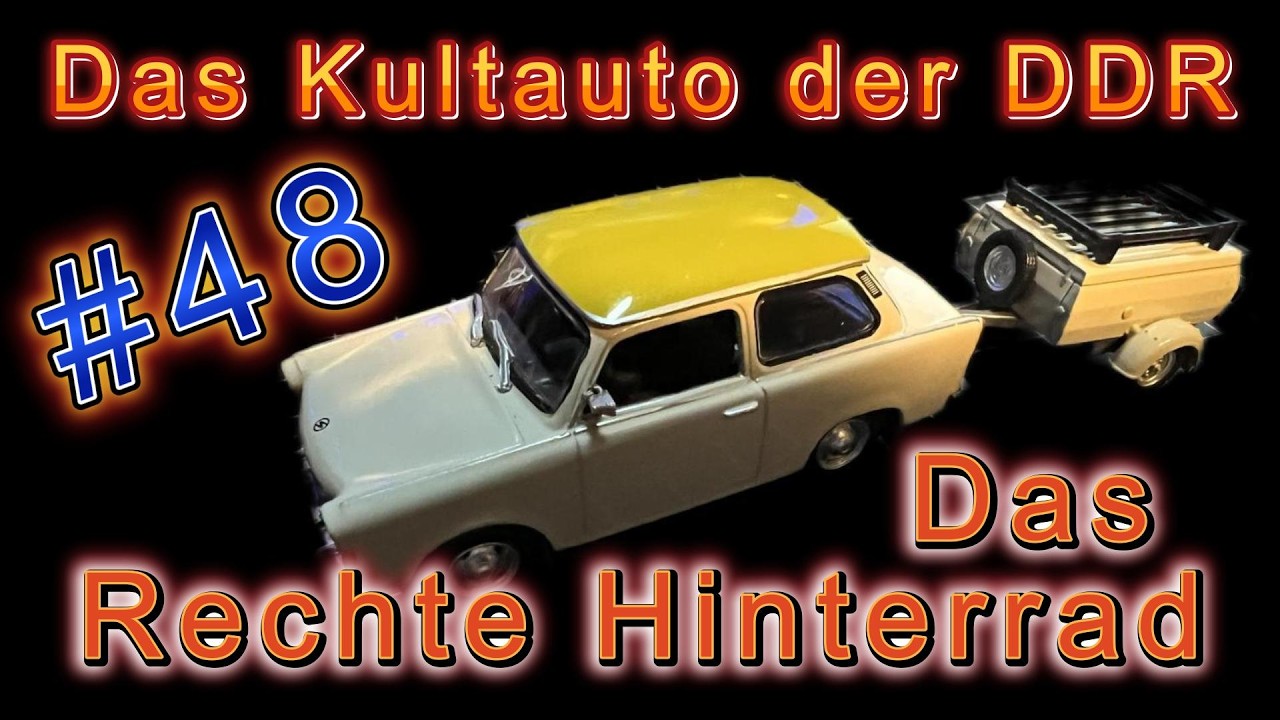Das Kultauto der DDR  -  Hachette Ausgabe 48  -  Rechte Hinterrad