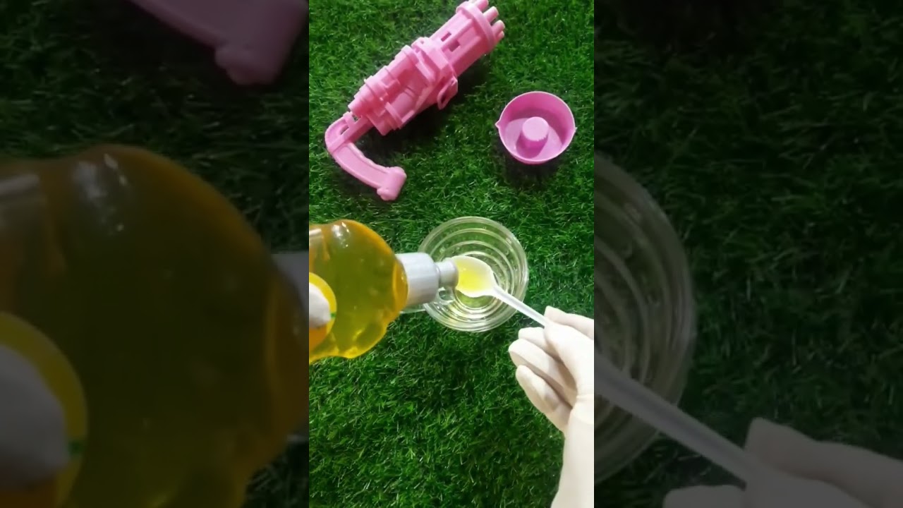 Bubble gun liquid making #diy #bubble #lifehacks #diybubble