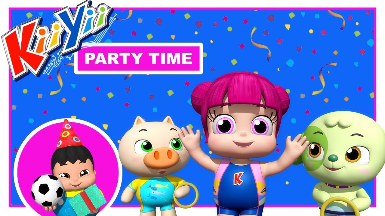 Swimming Song | Little Baby Boogie | KiiYii | Party Time | Nursery Rhymes for Babies