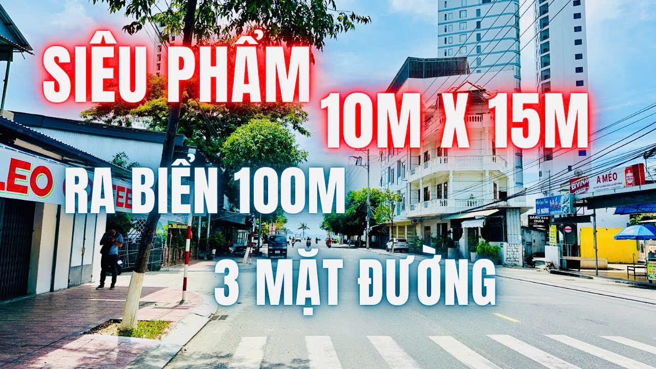 🌟 Siêu phẩm của những siêu phẩm 150m2 ( 10m x15m ) nở hậu 3 mặt đường nhựa 20m kinh doanh gần biển