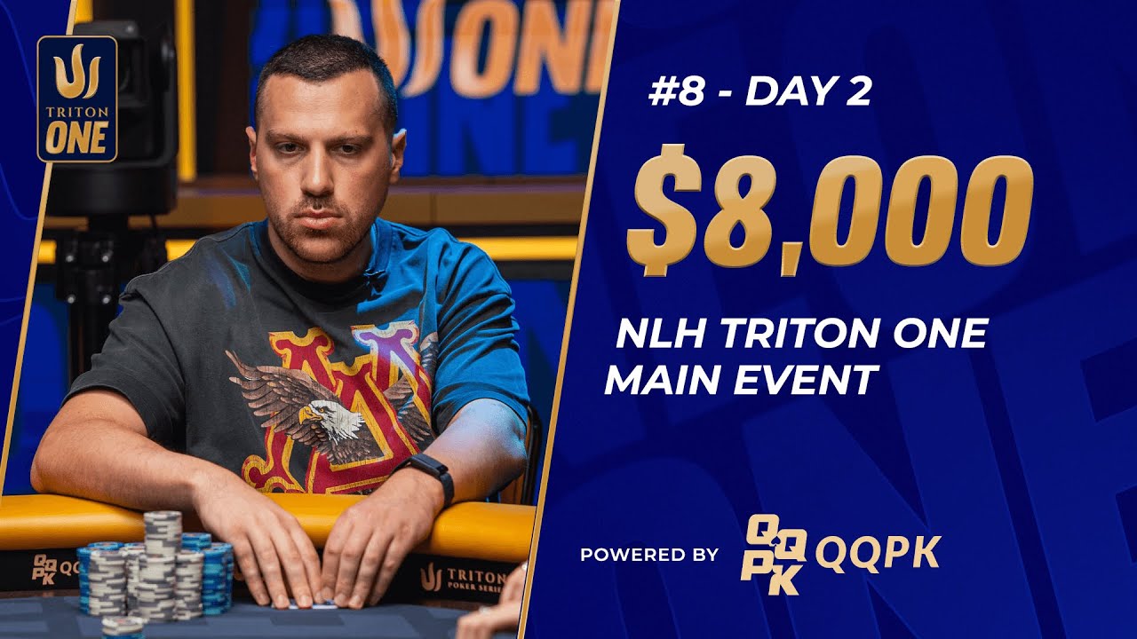 $8K NLH Triton ONE Main Event &ndash; Event #8, Day 2 | JEJU II 2025