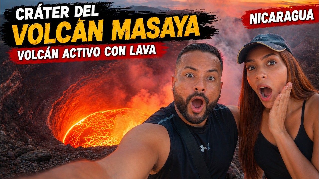 Así es el increíble cráter del volcán Masaya ⛰️
