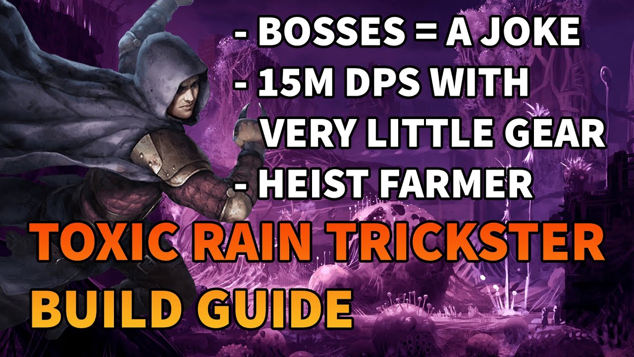 TOXIC RAIN TRICKSTER GUIDE - Easiest Uber Elder of My Life! - Path of Exile 3.12 Heist