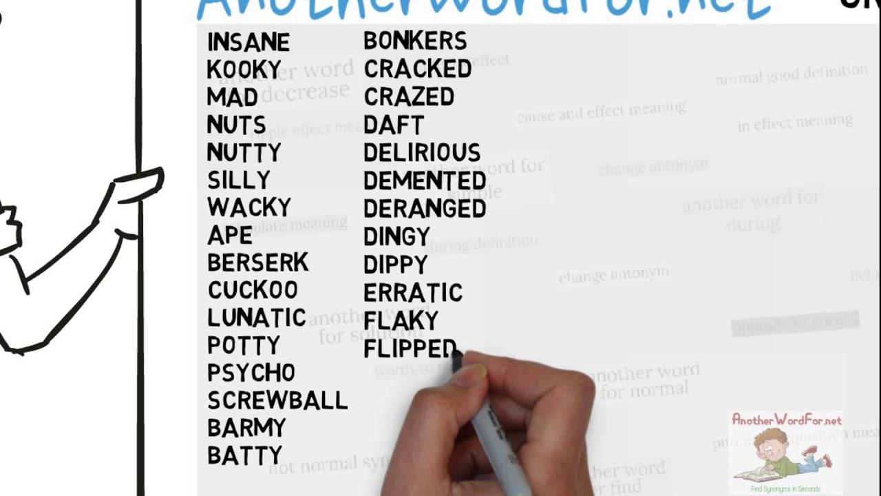 Synonyms For Crazy [Learn English Pronunciation + Improve Your Vocabulary]