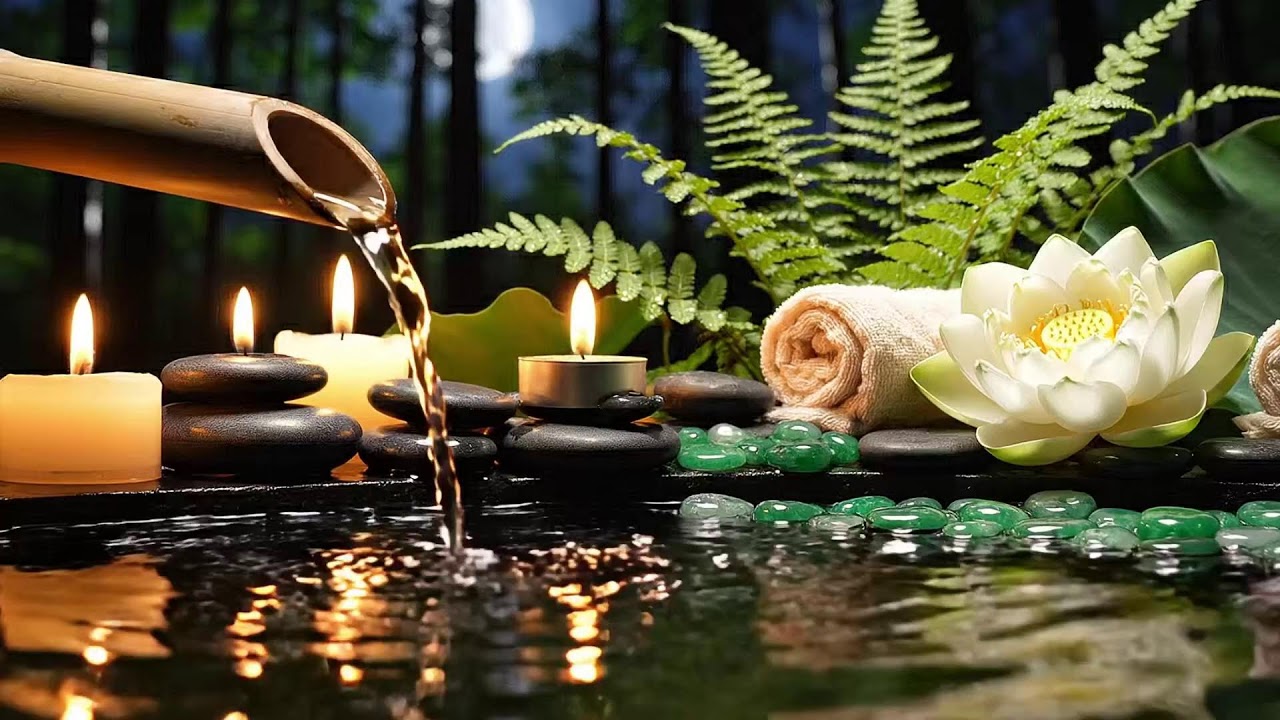 Relaxing Piano with Gentle Water Sounds 🌿 Relieves Stress, Calm Anxiety & Depression, Deep Sleep