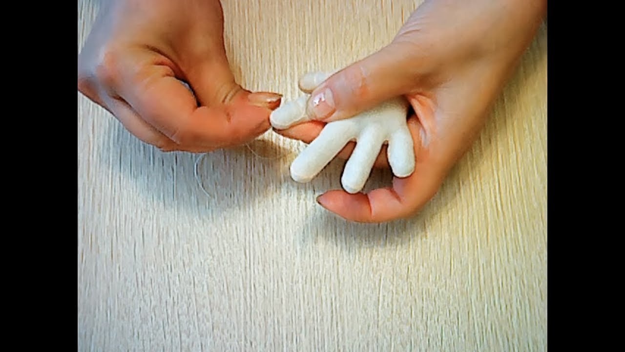 *Красивые кукольные ручки* МК 5 часть. Для начинающих рукодельниц.