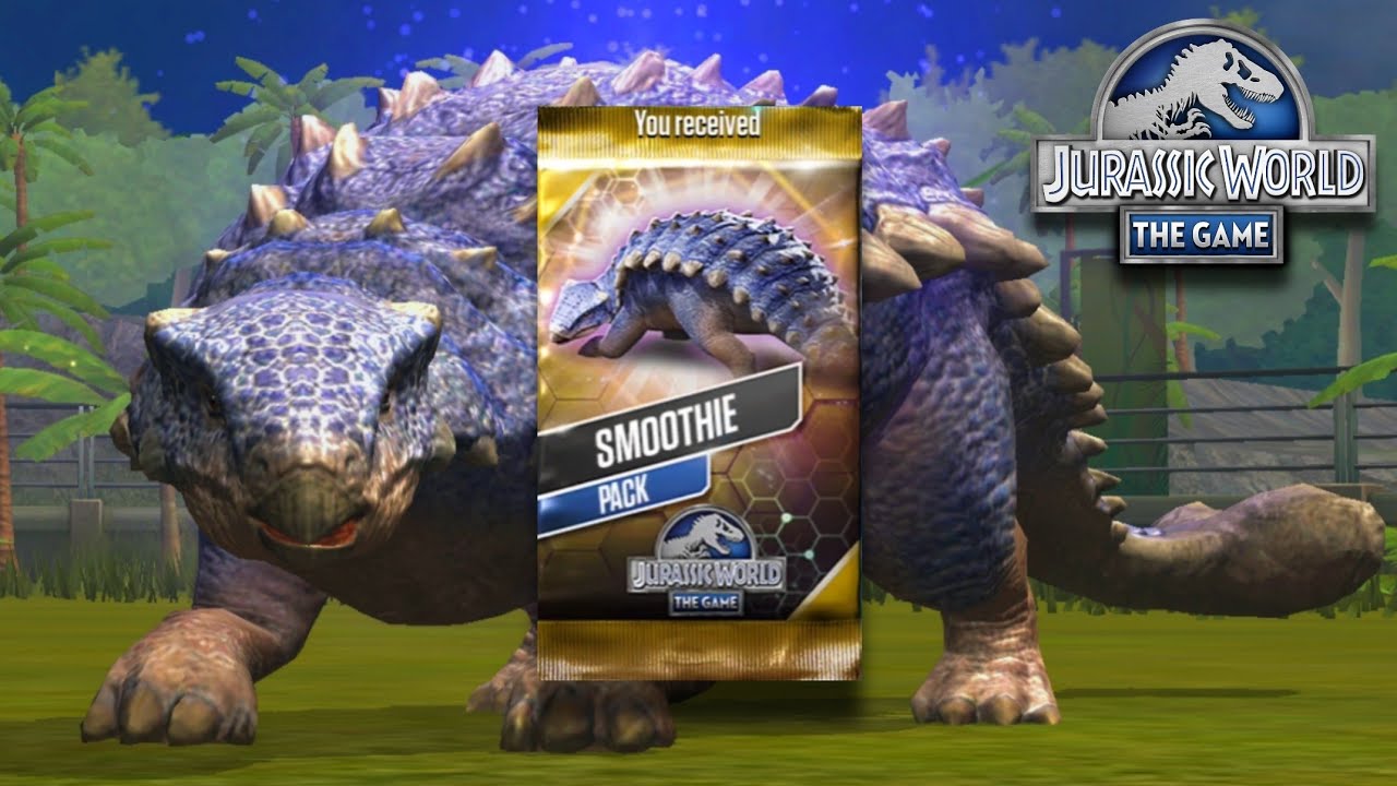 SMOOTHIE The Ankylosaurus From Camp Cretaceous Max Level 40 - Jurassic World The Game