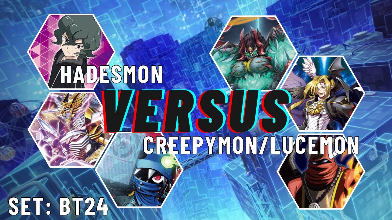 CHILL DIGIMON TCG GAMES TO STUDY AND RELAX TO 12 - Hadesmon vs Creepymon/Lucemon (2 matches)