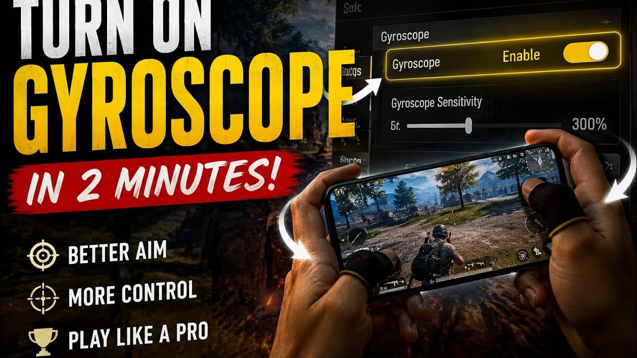 &ldquo;How To Enable Gyroscope in PUBG/BGMI 🎯 Easy Tutorial 2026&rdquo;