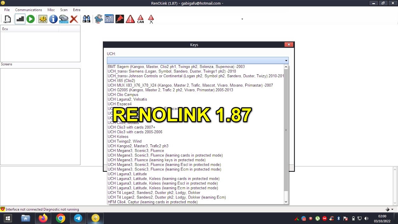 Tutoriel - Installation RenoLink V1.87