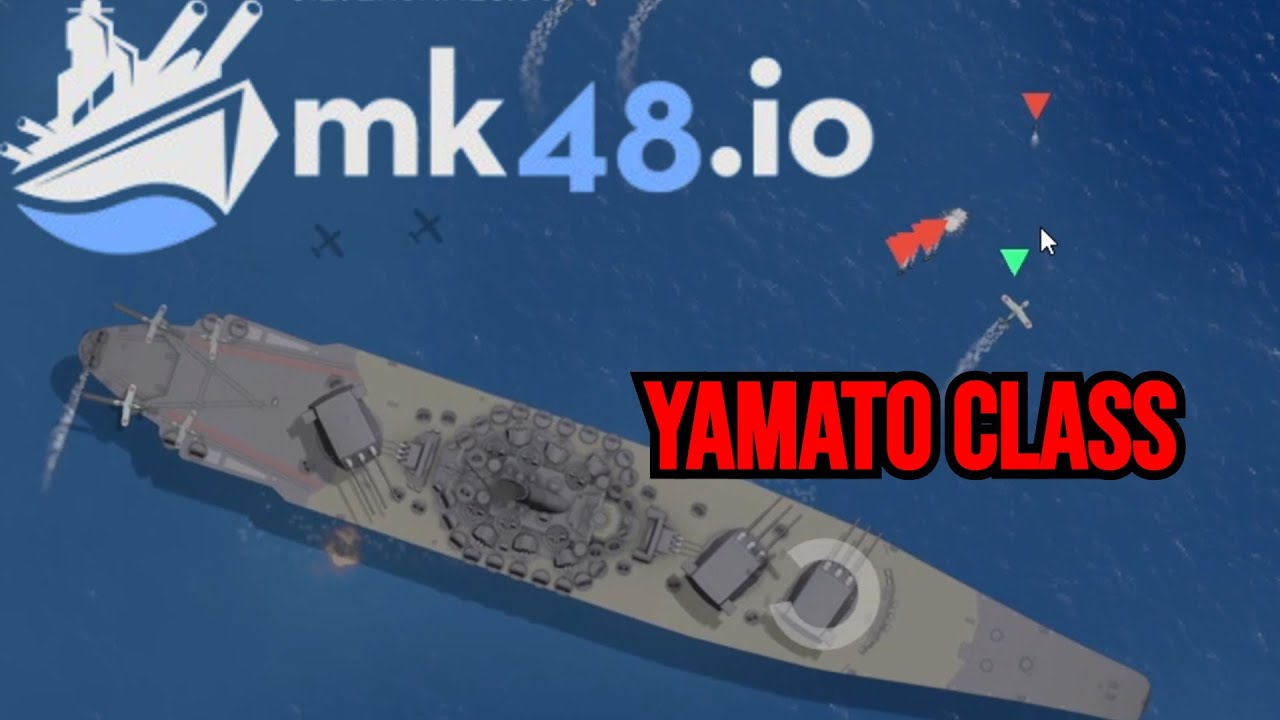 I Command REAL Warships in mk48.io! Epic 2D Naval Battles!