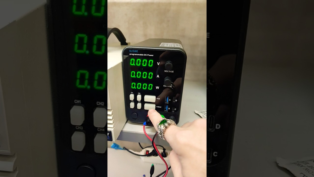Замыкаем блок питания SUSWE, сгорит? #блокпитания #powersupply #electronic #lab #suswe #test #тест