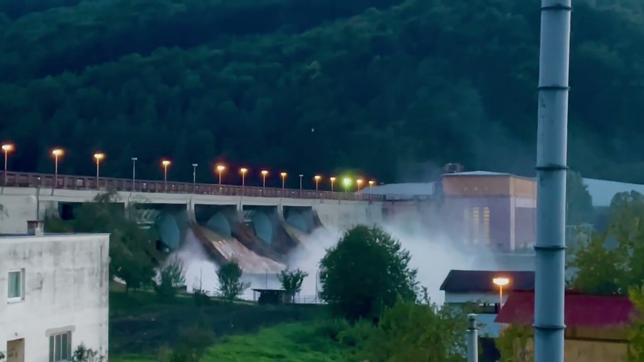 Vodn&aacute; n&aacute;drž Nosice - Priehrada ml&aacute;deže - 15.09.2024 VYP&Uacute;&Scaron;ŤANIE PRIEHRADY