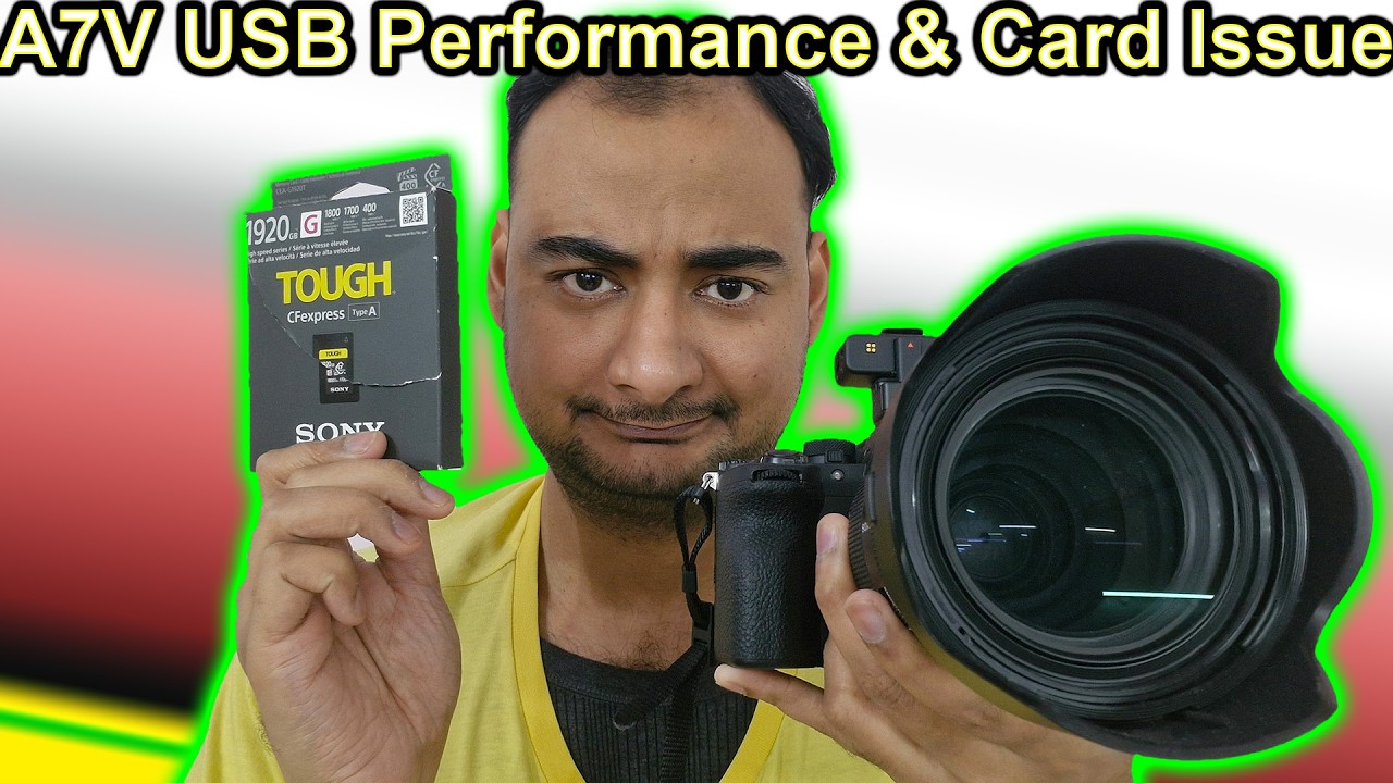 Sony A7V USB Performance & Card Issue Explained {Camera Tuesday}