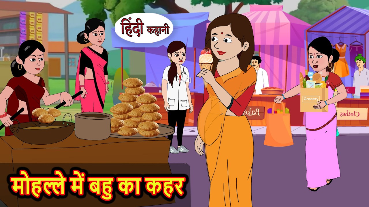 मोहल्ले में बहु का कहर | Kahani | Bedtime Stories | Moral Stories in Hindi | Funny | Comedy