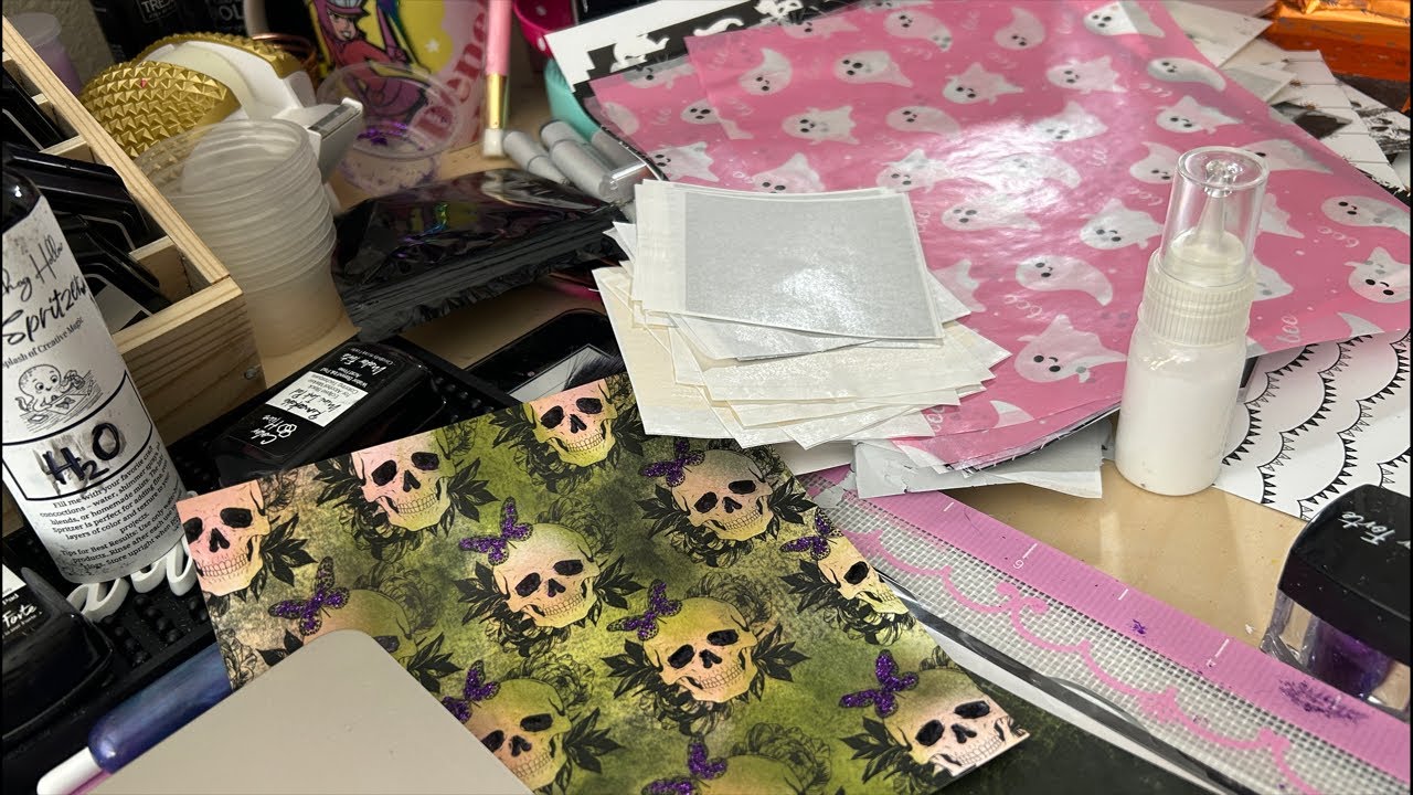 Spooky Mixed Media Experiments! | Halloween Craft Supplies Put to the Test
