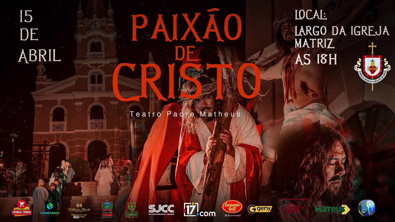 Paixão de Cristo - Teatro Padre Matheus- Pilões PB #paixãodecristo #semanasanta #Pilões #Paraíba