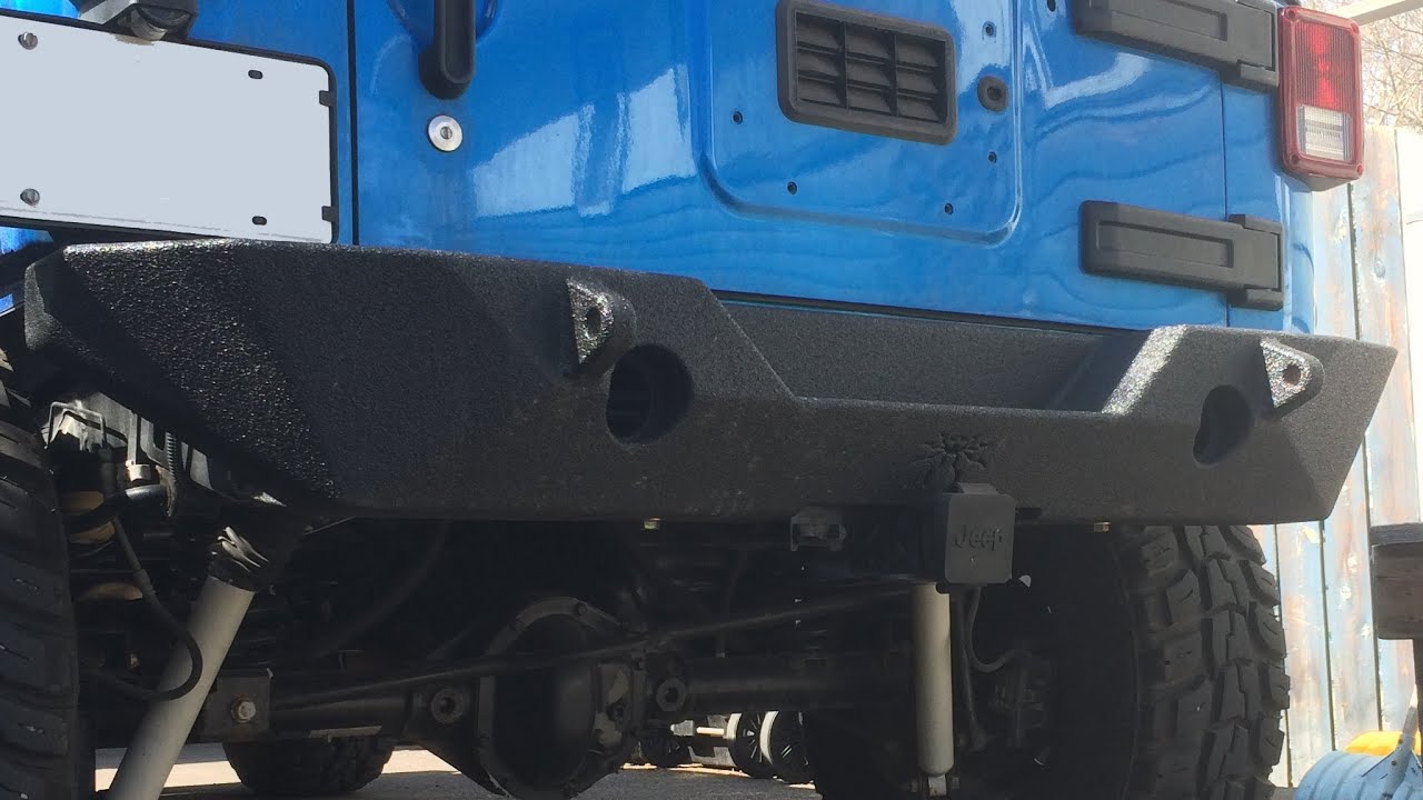 Poison Spyder Jeep JK RockBrawler Rear Bumper Install