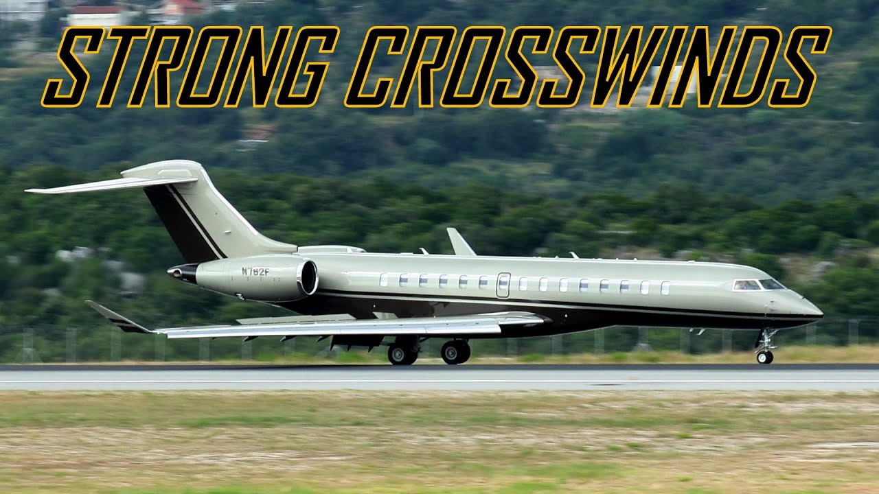 STRONG CROSSWIND ACTION! - DUBROVNIK AIRPORT DBV / LDDU