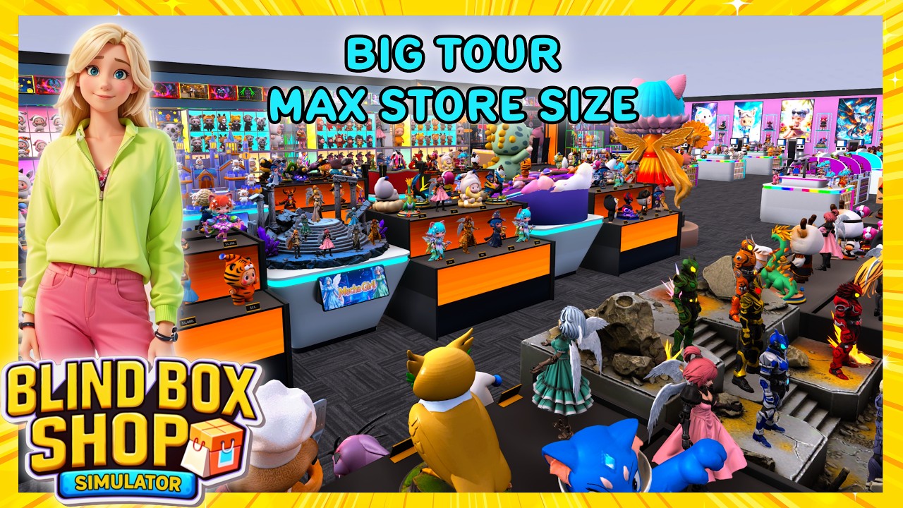 Blind Box Shop Simulator  Big Tour Max Store Size