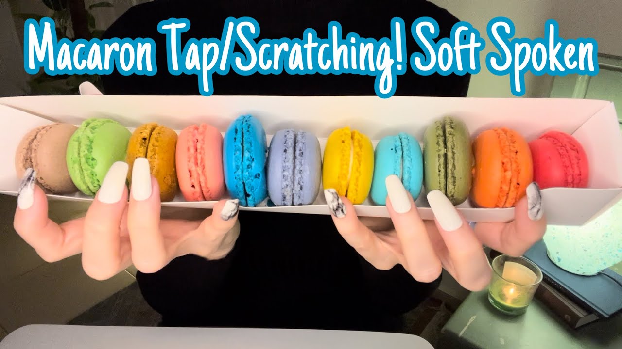 ASMR * Macarons!! * Fast Tapping & Scratching * Soft Spoken  * ASMRVilla