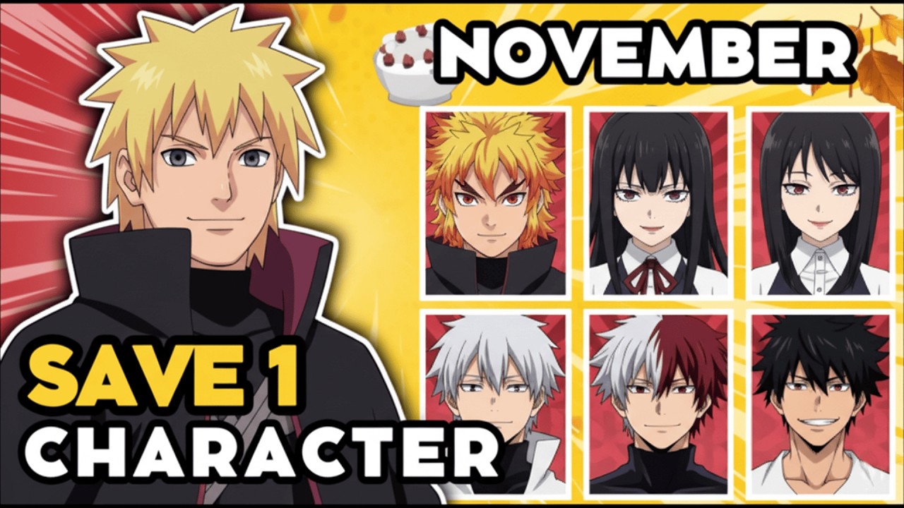 EXTREME ANIME QUIZ! Save 1 Anime Character BORN EACH DAY in NOVEMBER 🍁🍂 | Ultimate Anime Challenge