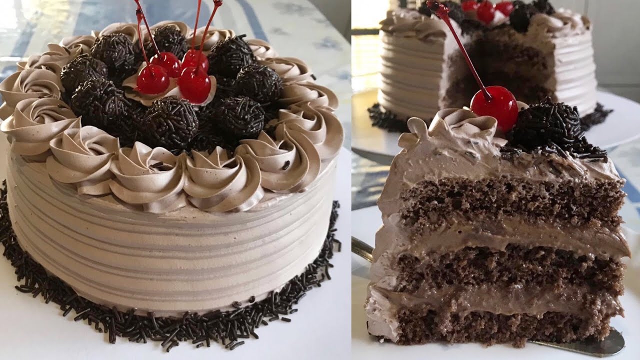 BOLO MOUSSE DE BRIGADEIRO DELICIOSO