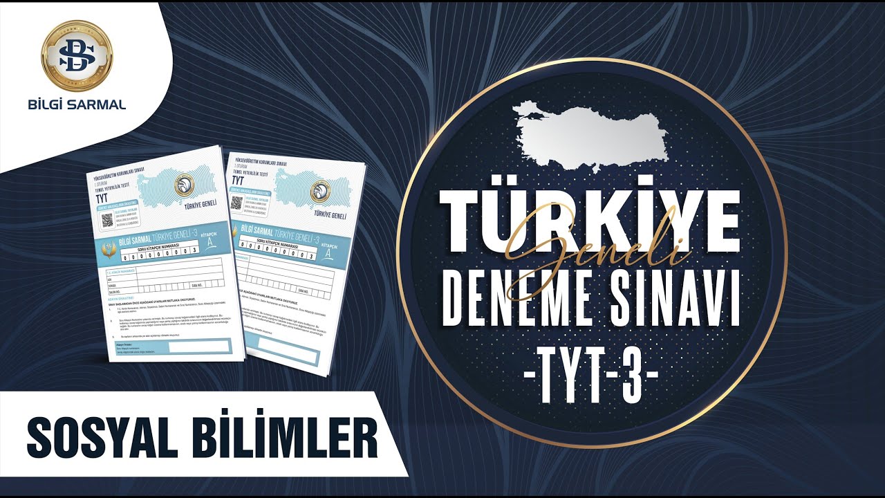 Bilgi Sarmal | Türkiye Geneli 3. Deneme Sınavı TYT Sosyal Bilimler  Soru Çözümleri 2024-2025