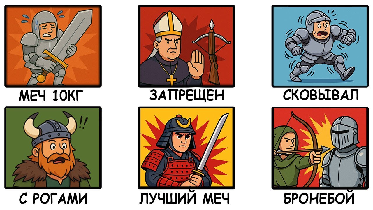 6 мифов о рыцарях и оружии, в которые ты до сих пор веришь