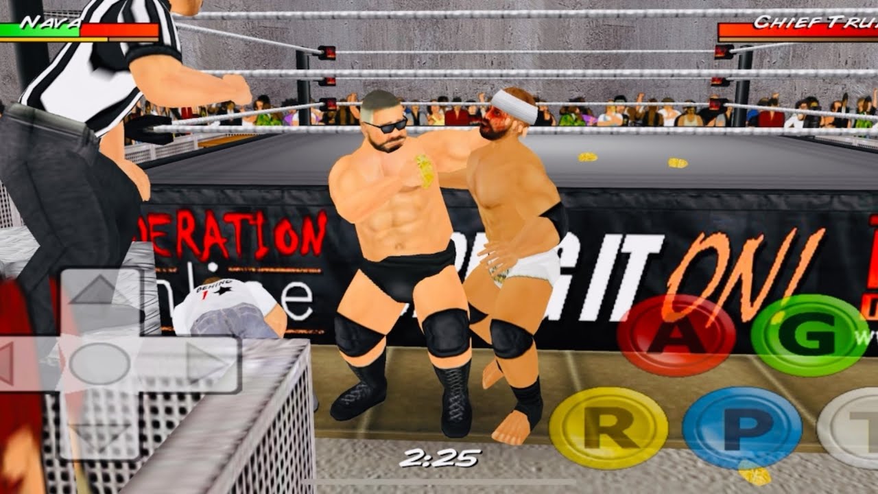 NAVA HITS CHIEF TRUNO WITH BRASS KNUCKS | WWE | WRESTLING REVOLUTION | GAMEPLAY #39