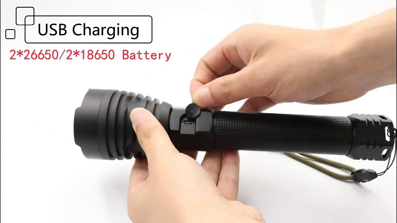 Super Powerful Xlamp XHP70 2 XHP90 LED Flashlight LED Torch USB XHP50 Lamp Zoom Tactical Torch 18650