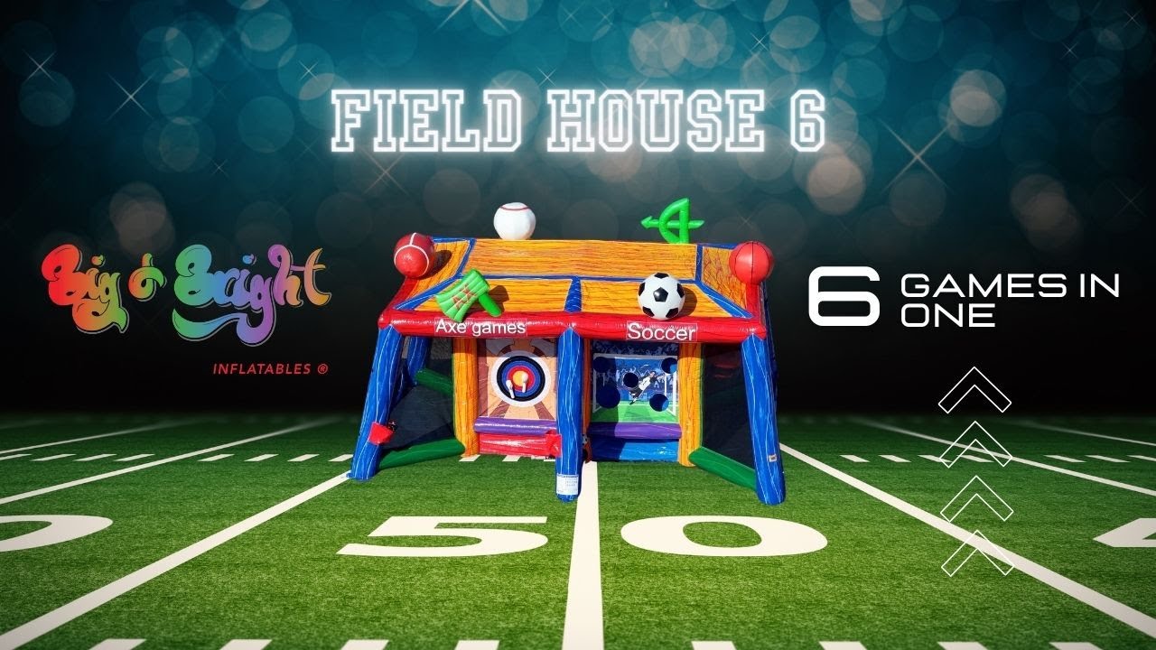 Introducing the Fieldhouse 6 Inflatable Game!