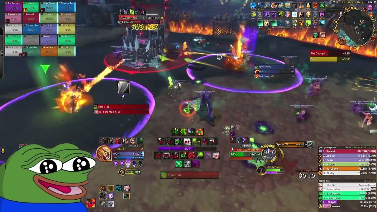 Mythic Vexie Destruction Warlock Pov