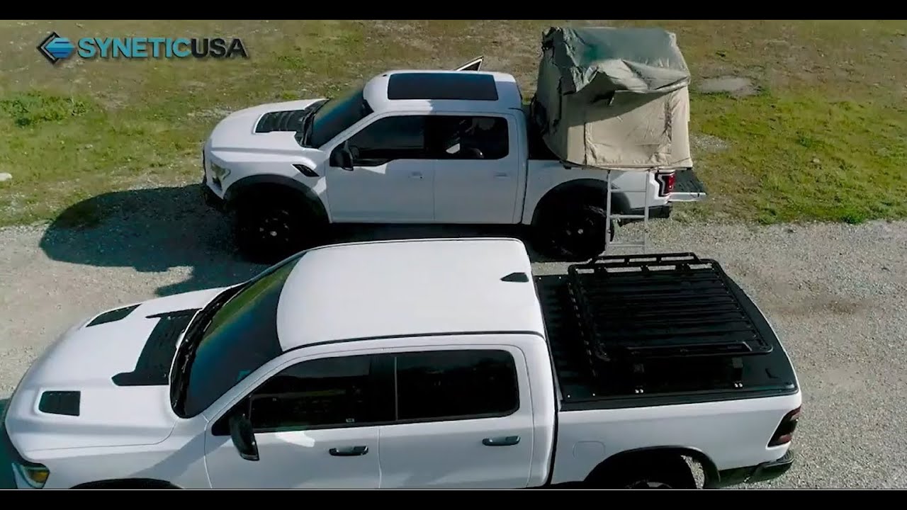 Syneticusa Heavy Duty Retractable Tonneau Cover & Rack