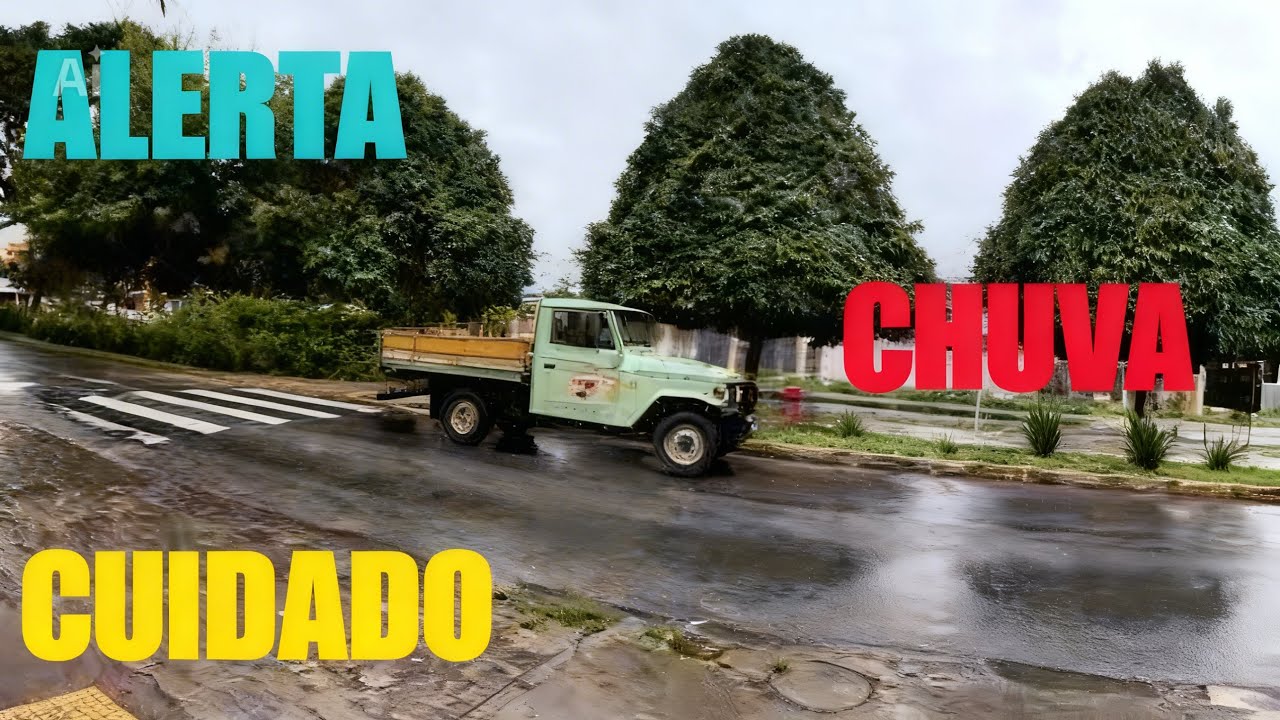 Explorando Vitória da Conquista Debaixo de Chuva