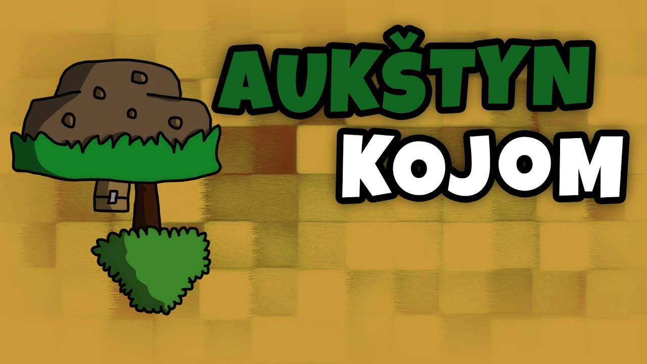 MINECRAFT SKYBLOCK, BET AUK&Scaron;TYN KOJOMIS!