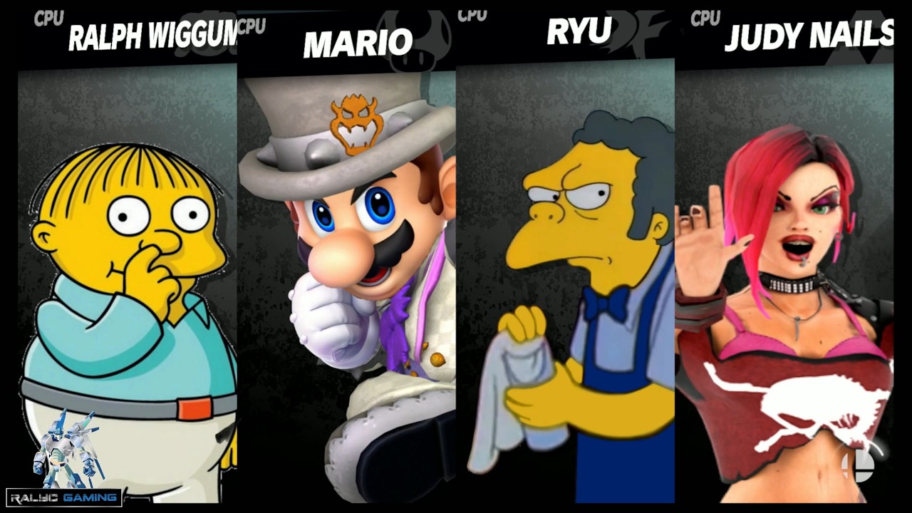 New Mods: Ralph vs Wedding Bowser Mario vs Moe vs Judy Nails