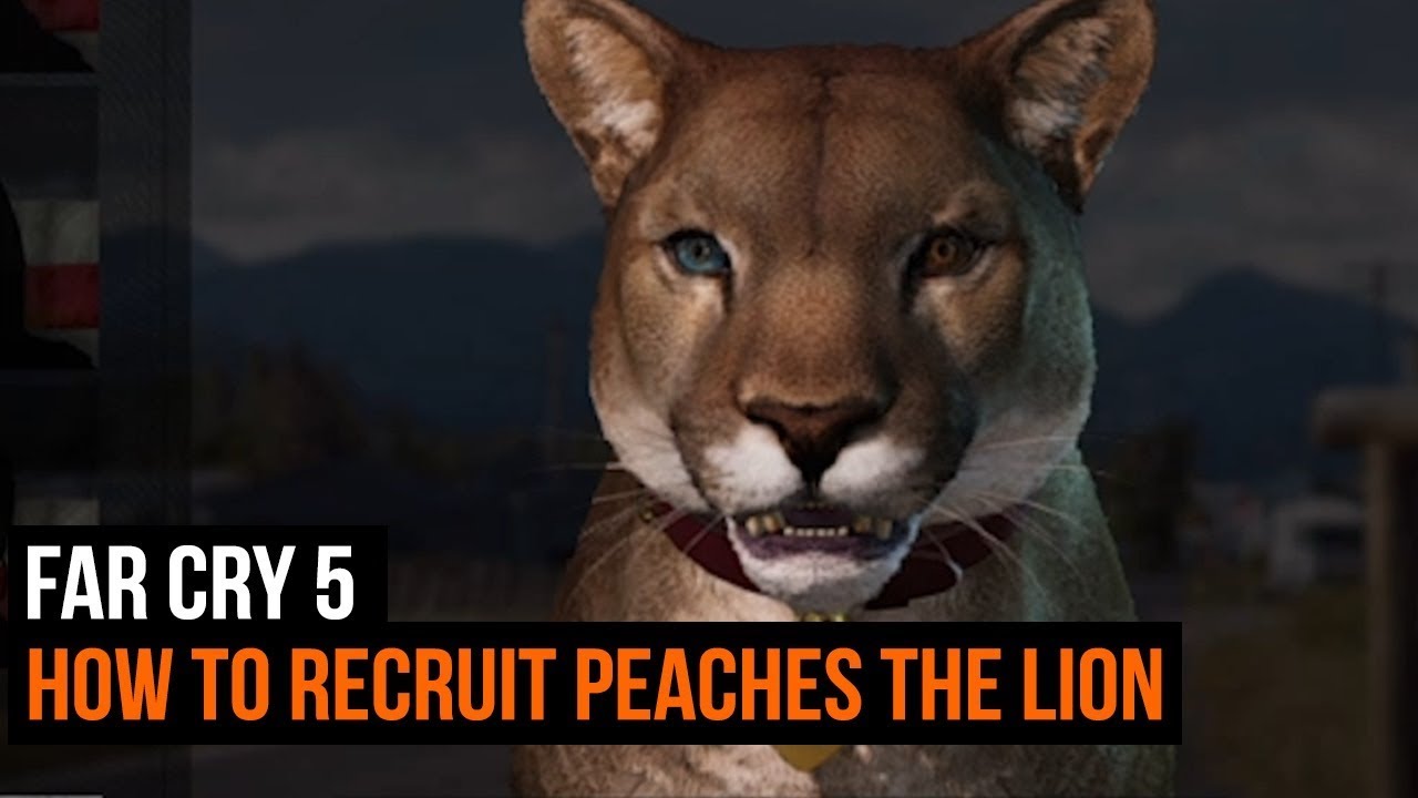 Far Cry 5 - How To Recruit Peaches The Mountian Lion