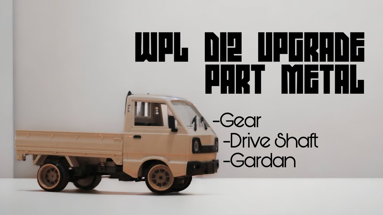 WPL D12 Upgrade Part Metal | transmisi metal for wpl d12 | makin berat makin asik