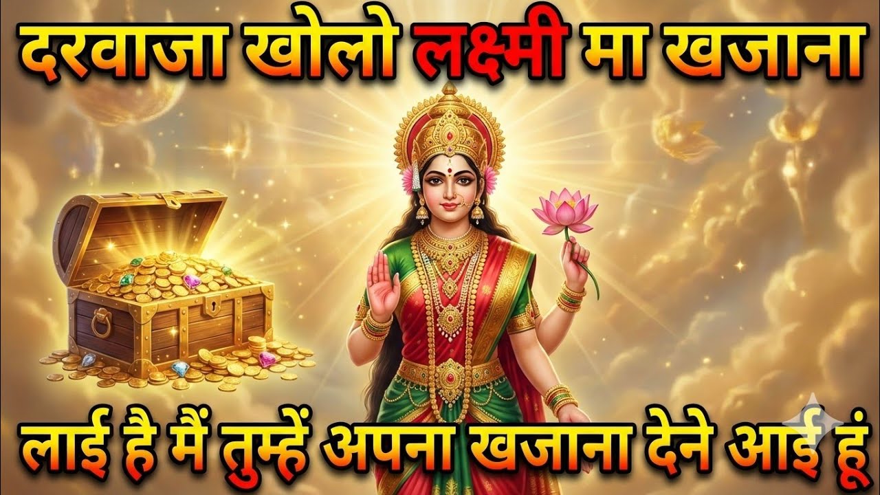 दरवाजा खोलो लक्ष्मी मां खजाना लाई है 