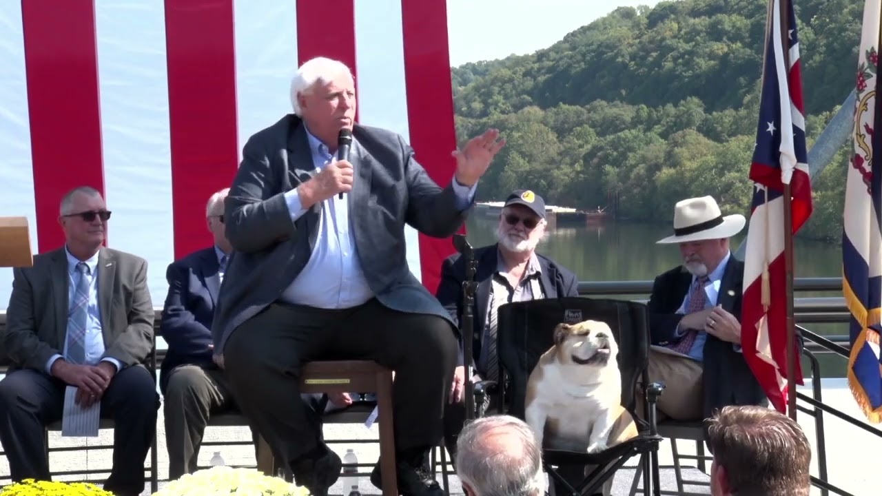 Gov. Justice celebrates the grand opening of the Wellsburg Bridge