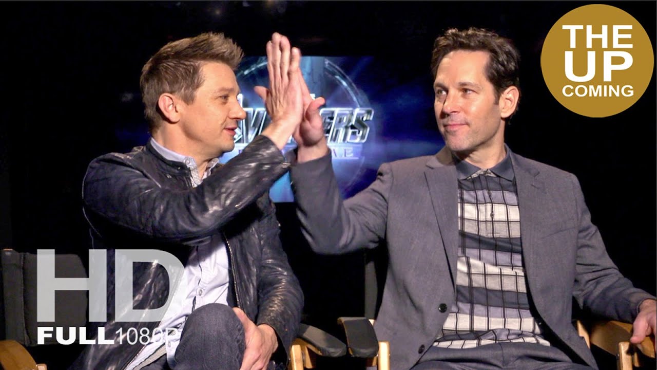Paul Rudd (Ant-Man) and Jeremy Renner (Hawkey) on Avengers: Endgame – interview