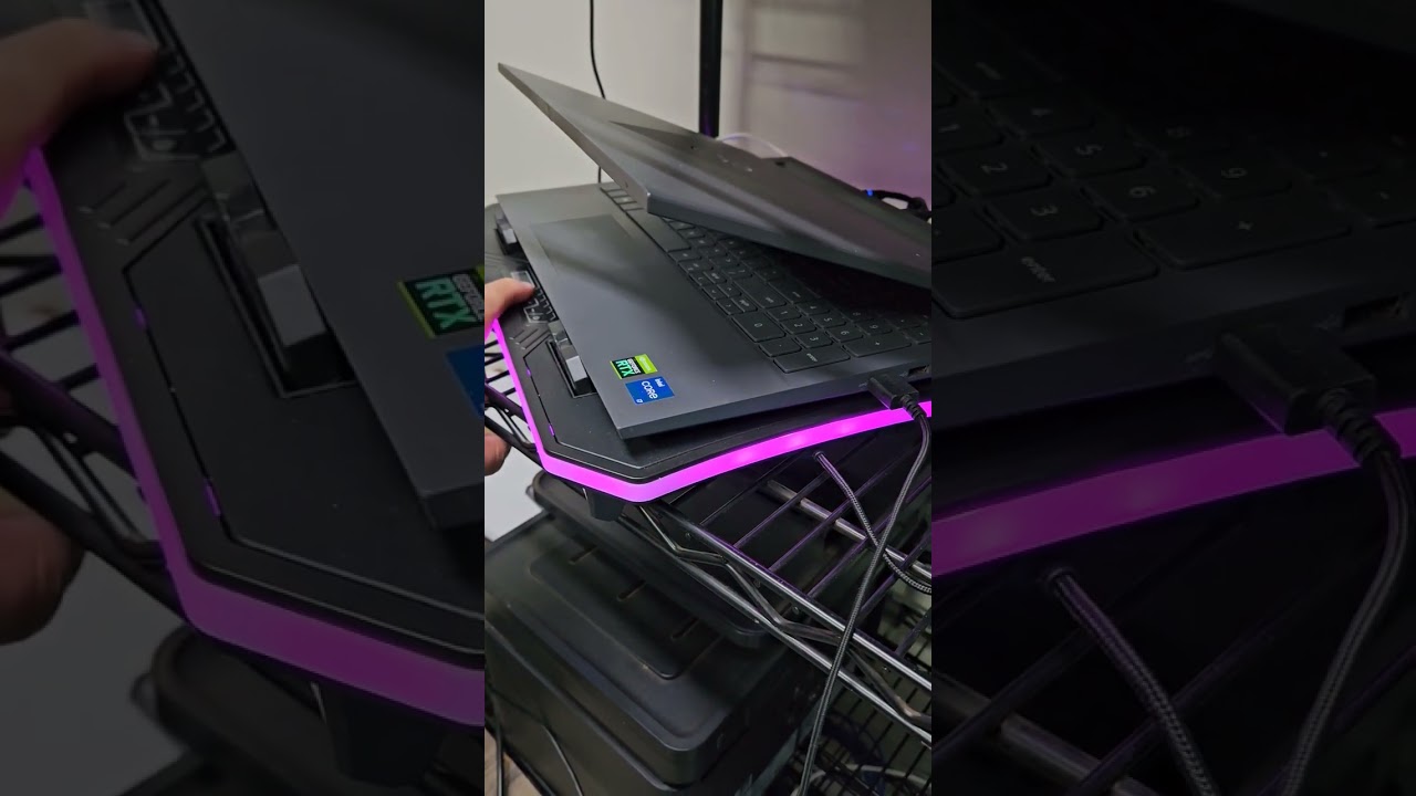 Suporte notebook gamer resfriador 6 fans. Dell g15 i7. Ergon&ocirc;mico e econ&ocirc;mico.