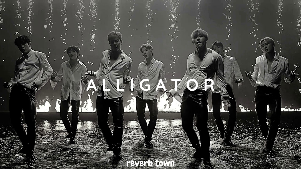monsta x - alligator (slowed and reverb)